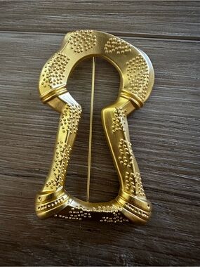 Surrealist Keyhole Brooch
